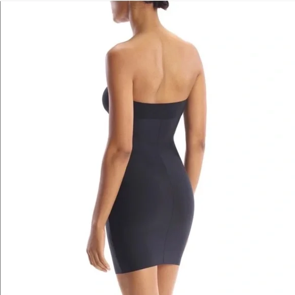 Commando Two Faced Tech Control Strapless Slip Dress Size XL - Picture 6 of 14